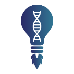 A rocket shaped like a light bulb